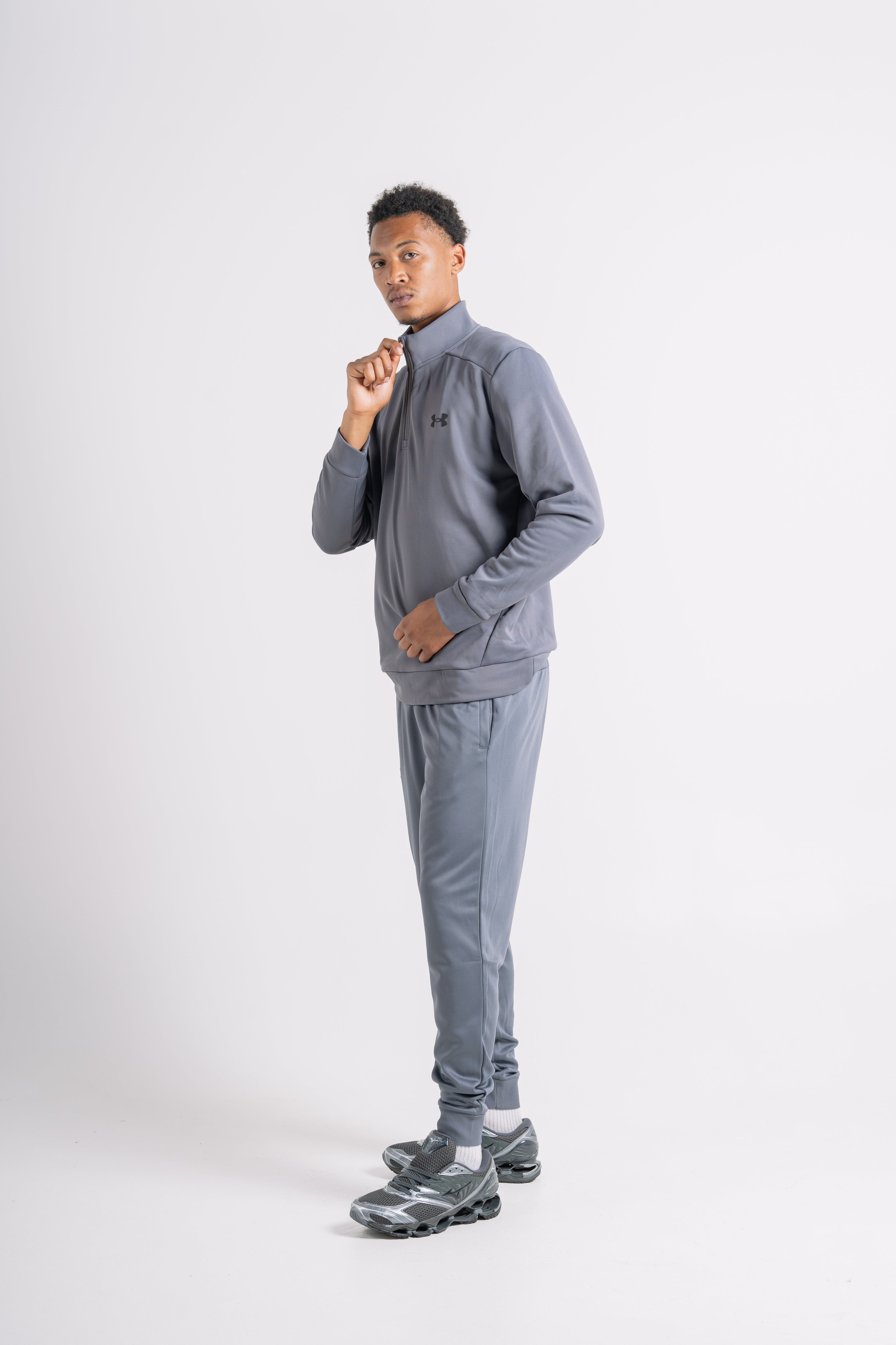 Haut de survêtement à col zip "Fleece"