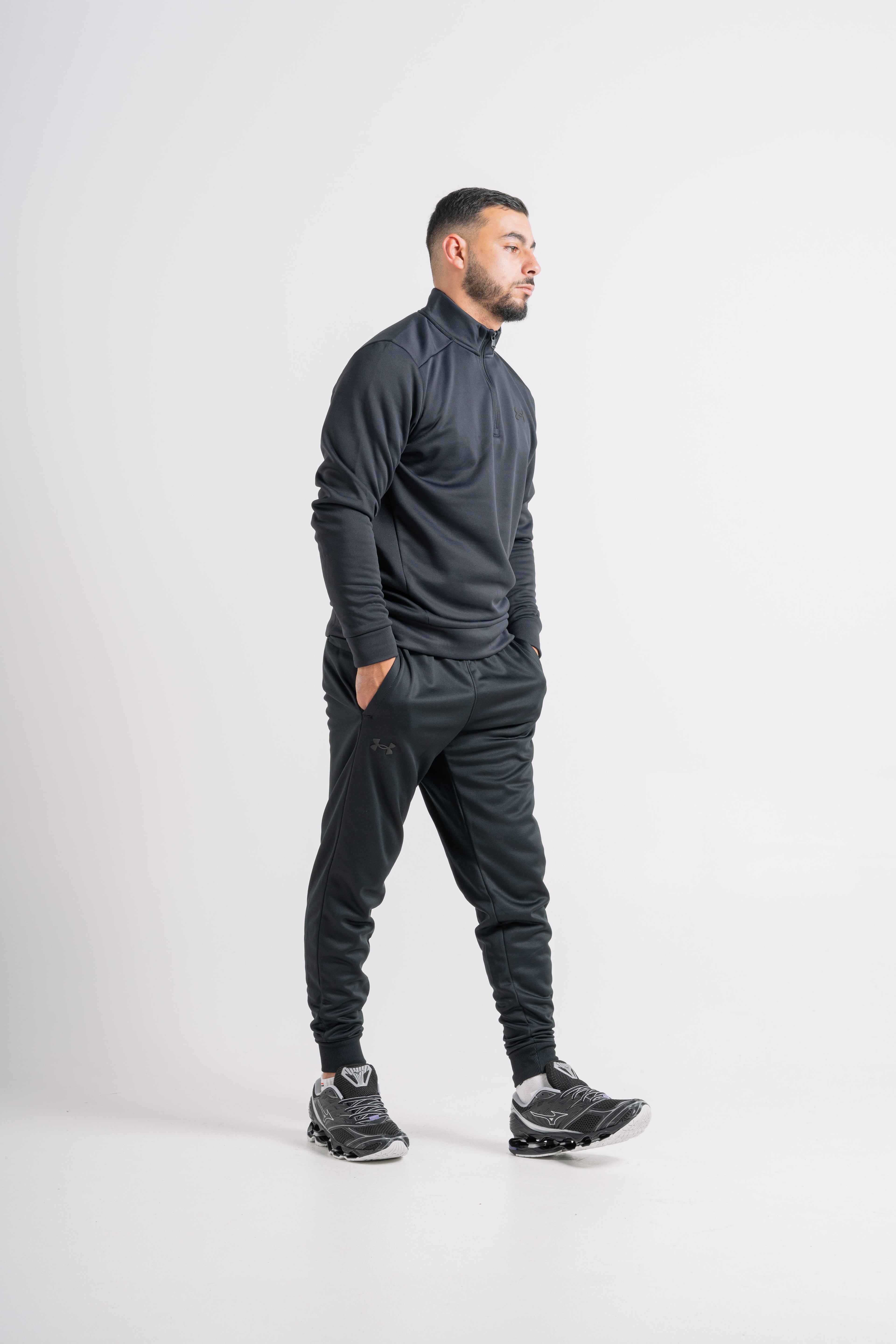 Haut de survêtement à col zip "Fleece"